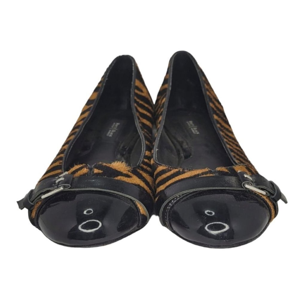 WHBM Barcelona Cowhide Tiger Print Ballet Flats 7.5 - Picture 7 of 9